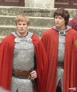 Illustration for article titled Merlin Series 5 Set Photos